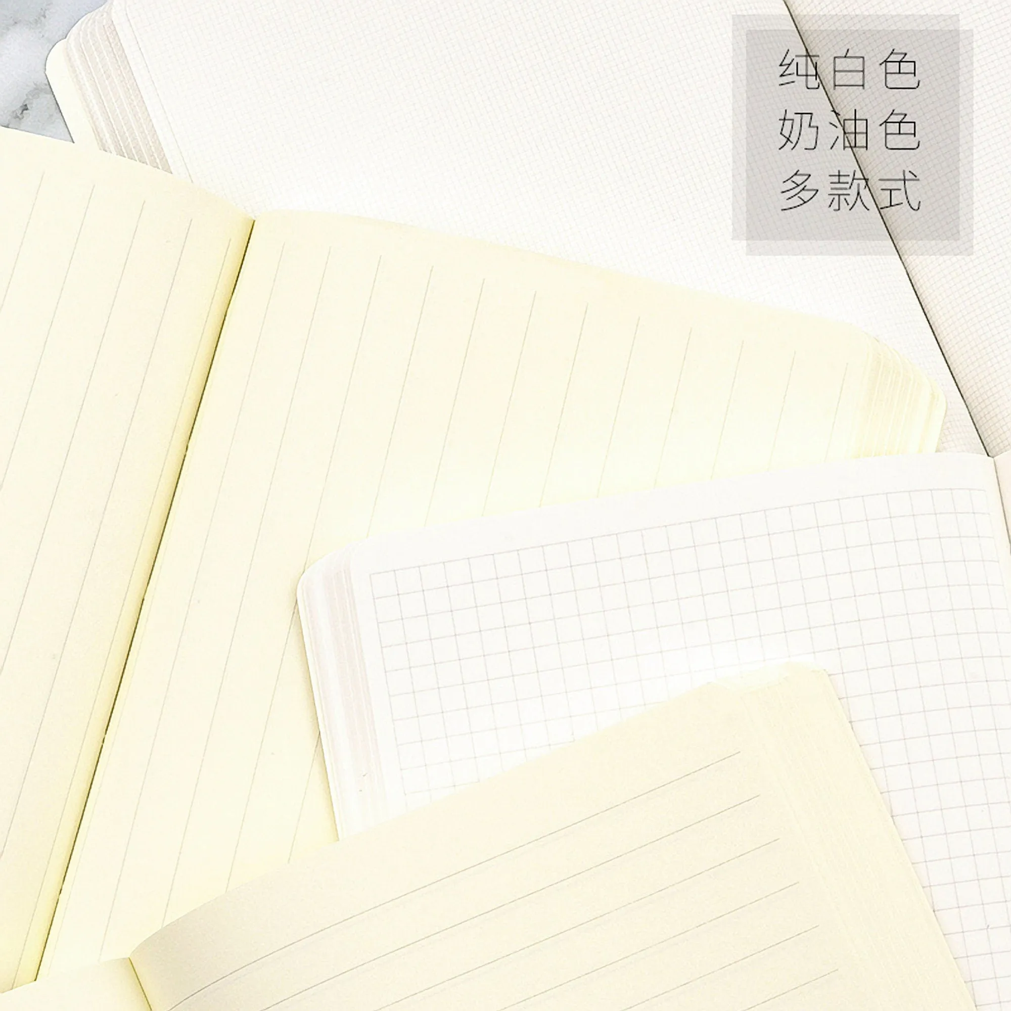 Chiba Stationery A5 Tomoe River Paper 5mm GRID 52gsm Planner Notebook Journal | 416 Pages