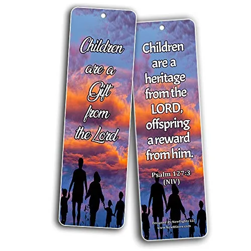 Children Are a Gift From God Bookmarks (30-Pack) - Handy Encouraging Bible Verses Designed for those Planning to Start a Family