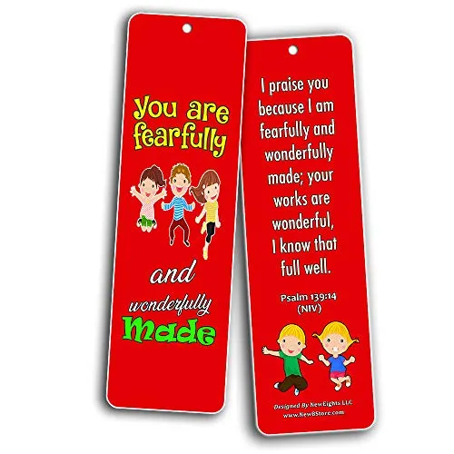 Children of God Bible Verses Bookmarks Cards (30-Pack) - Handy Memory Verses for Kids Perfect for Children?s Ministries and Sunday Schools