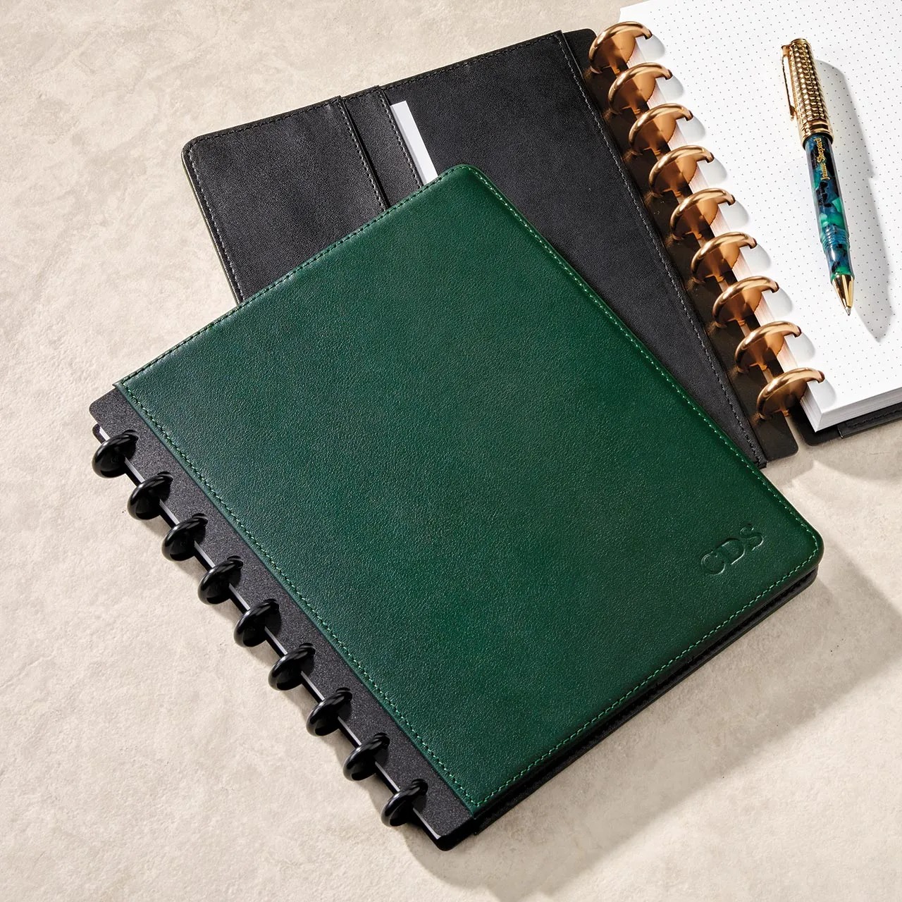 Circa Midway Leather Discbound Notebook