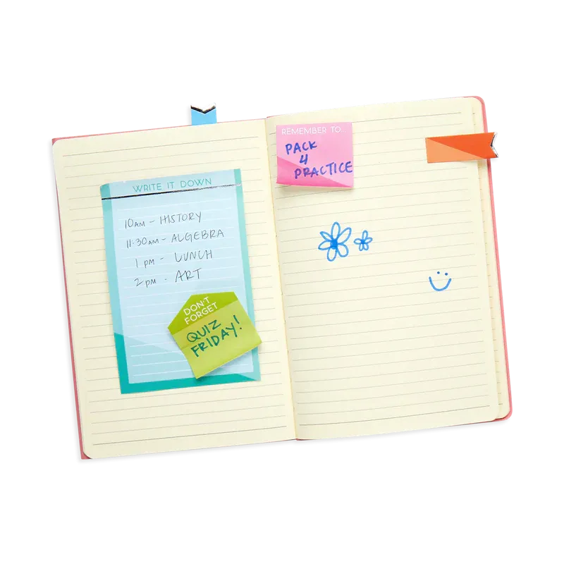 Color Write Side Notes Sticky Tab Note Set