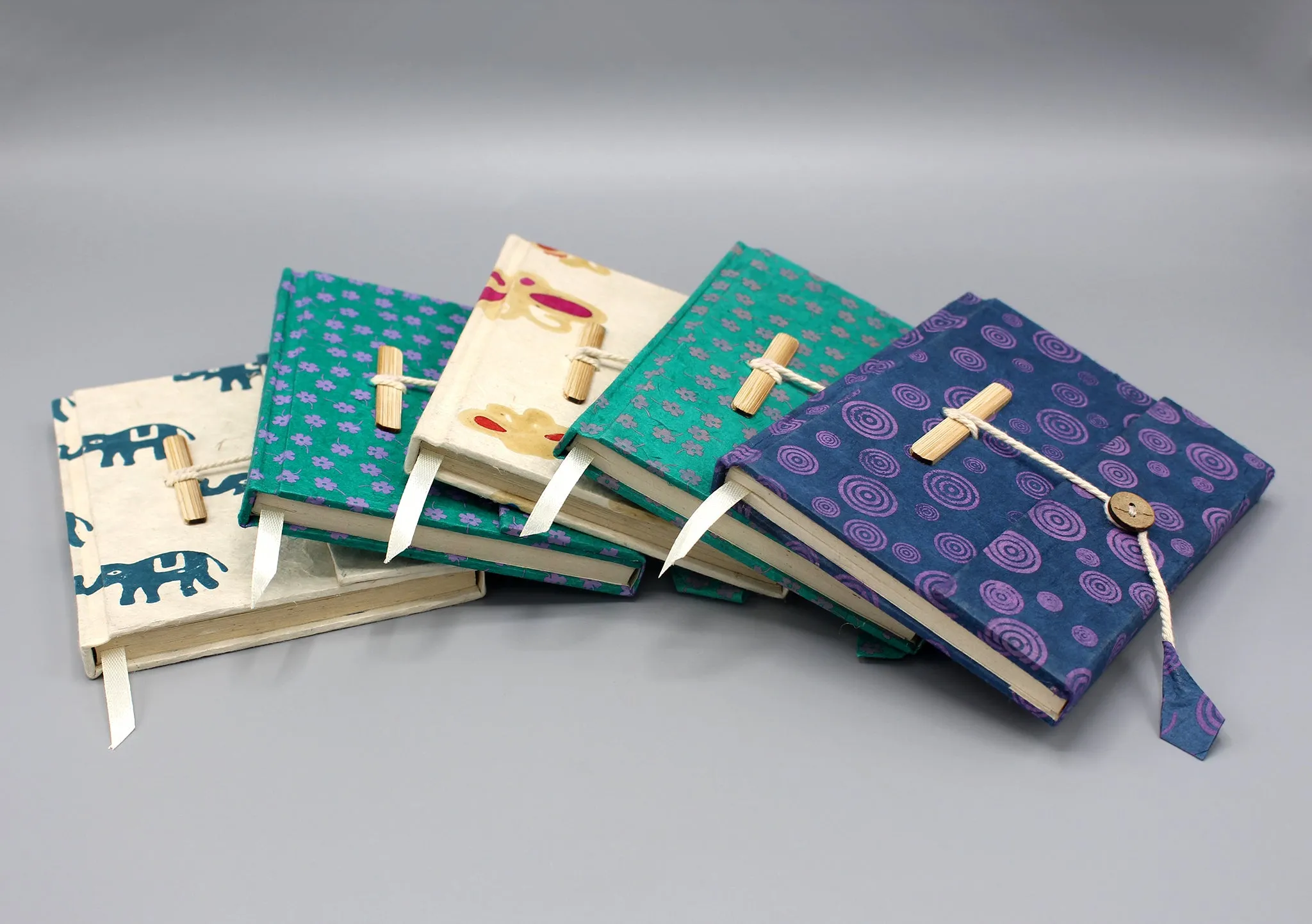 Colorful Butterfly Lokta Paper Notebook