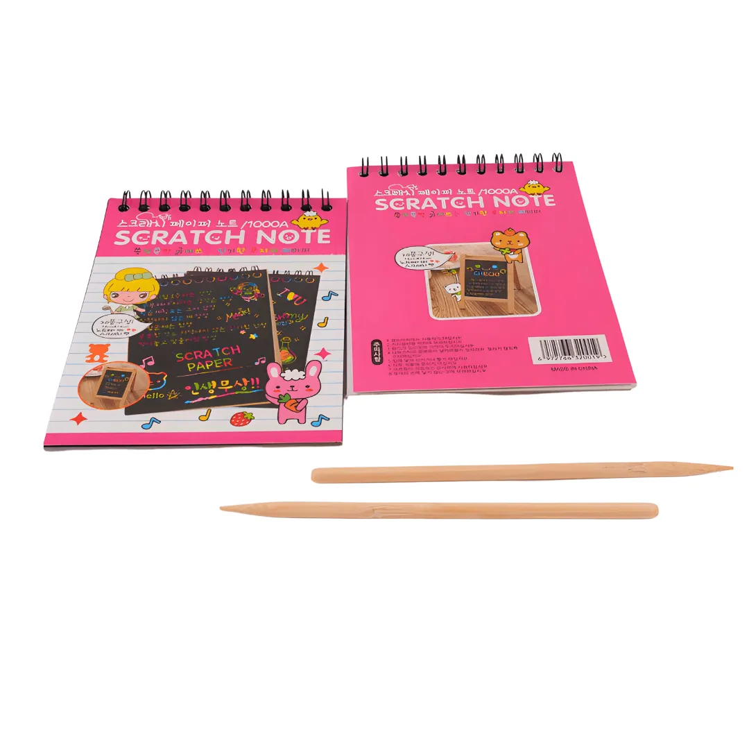 Combo of 3 Scratch Notebook for kids-Small
