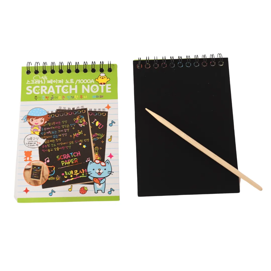 Combo of 3 Scratch Notebook for kids-Small