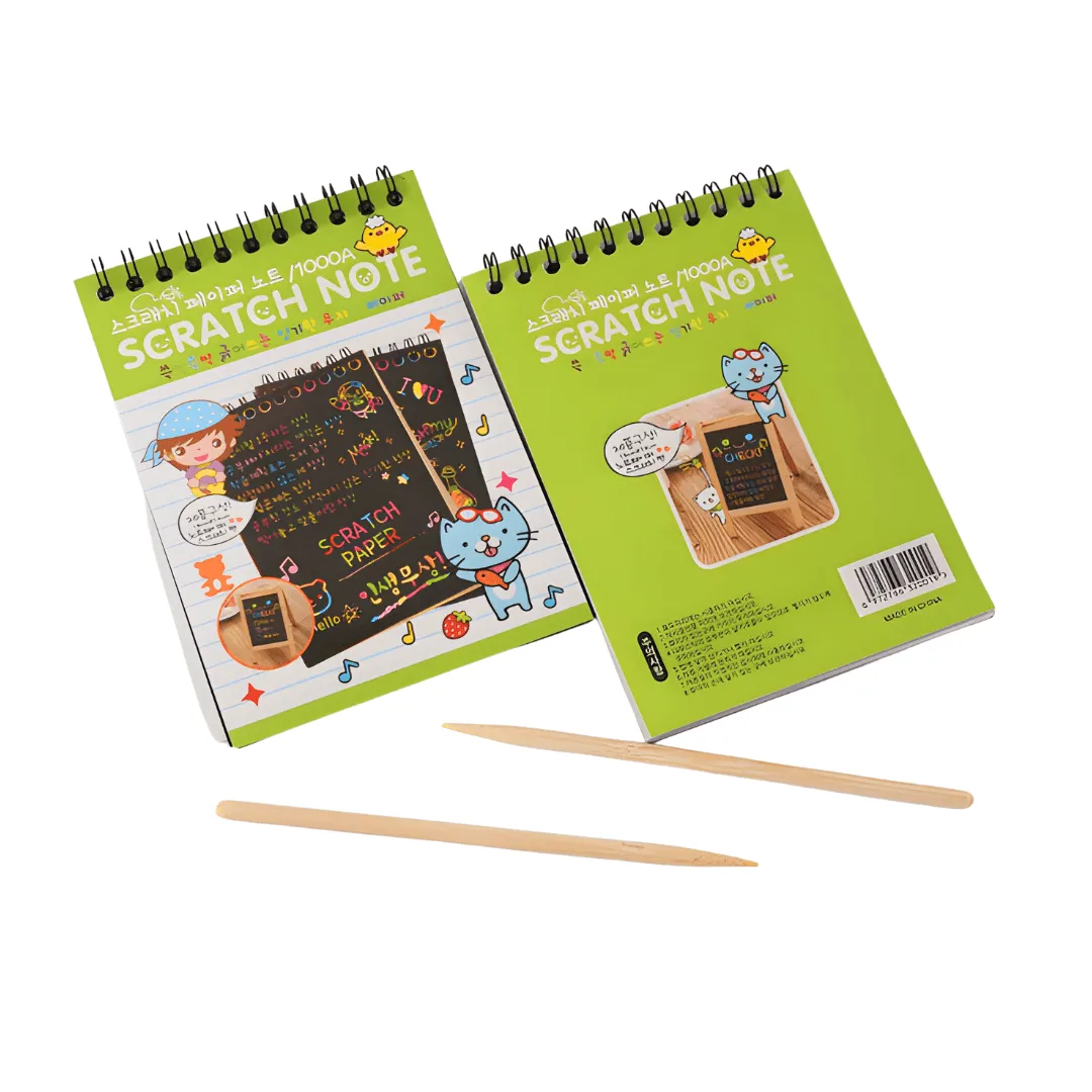 Combo of 3 Scratch Notebook for kids-Small
