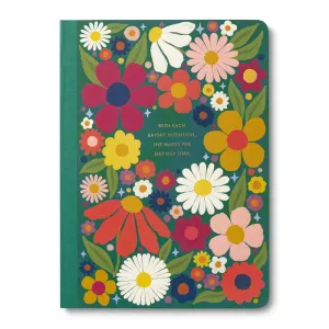 Composition Notebook - "With Each Bright Intention, She Makes the Day Her Own."