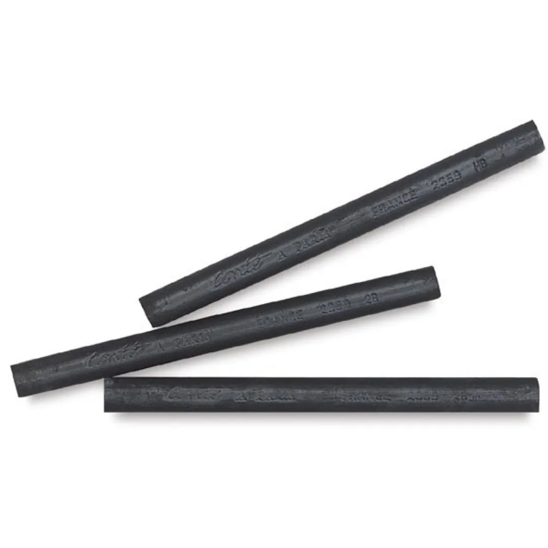 Conte a Paris Compressed Charcoal Assorted in a Cardboard Box - Set of 12