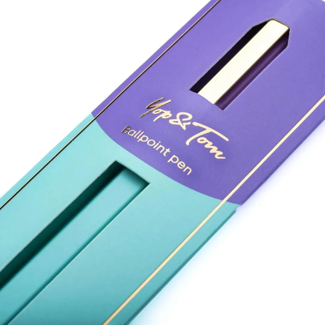 Contrast BallpointPen - Mint & Lilac