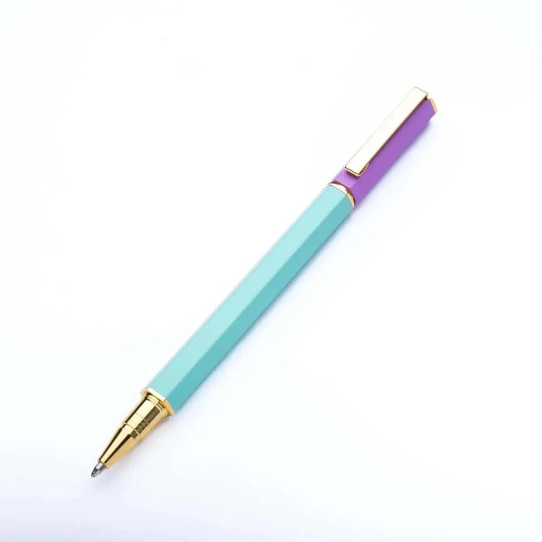 Contrast BallpointPen - Mint & Lilac