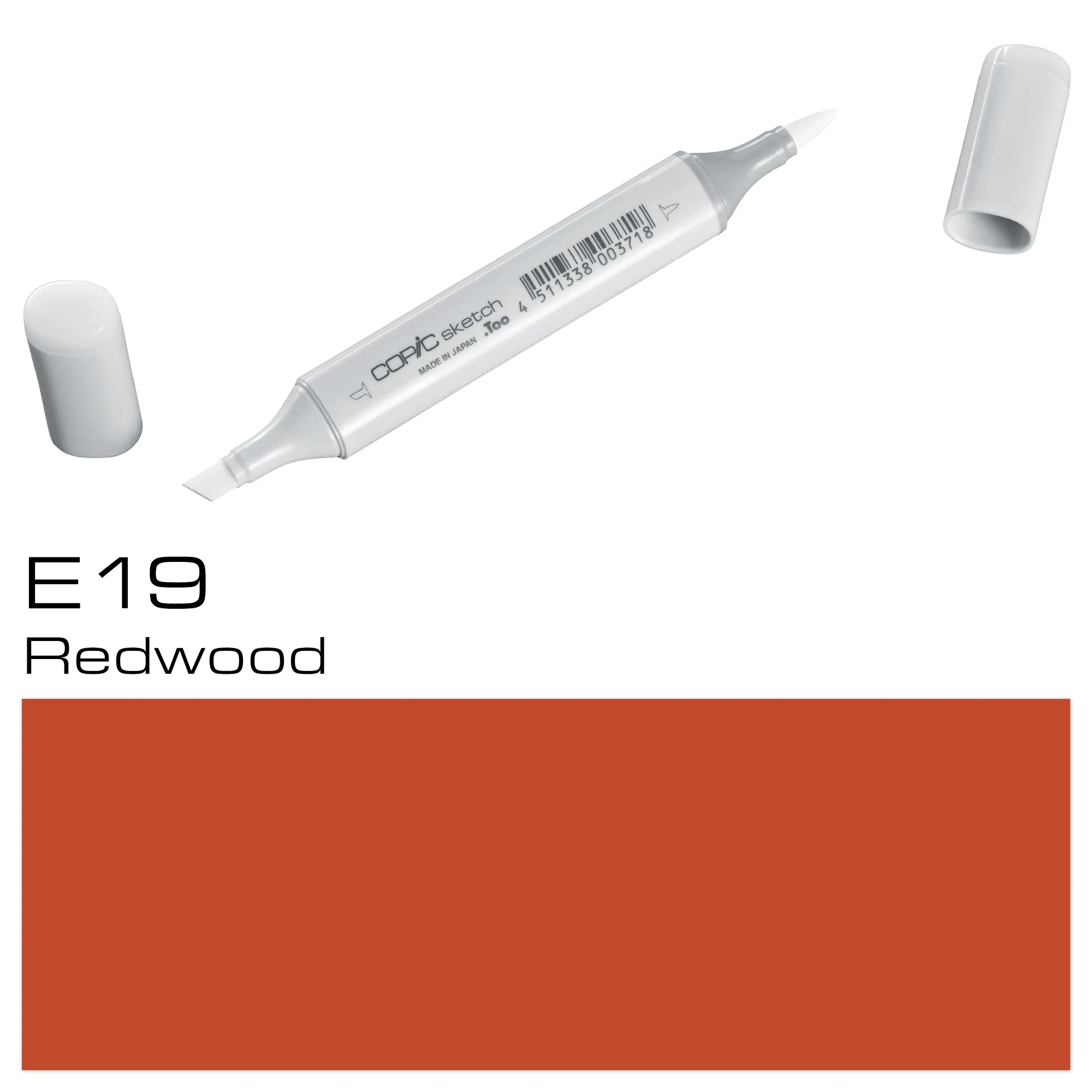 Copic Sketch Marker E19 Redwood
