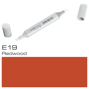Copic Sketch Marker E19 Redwood