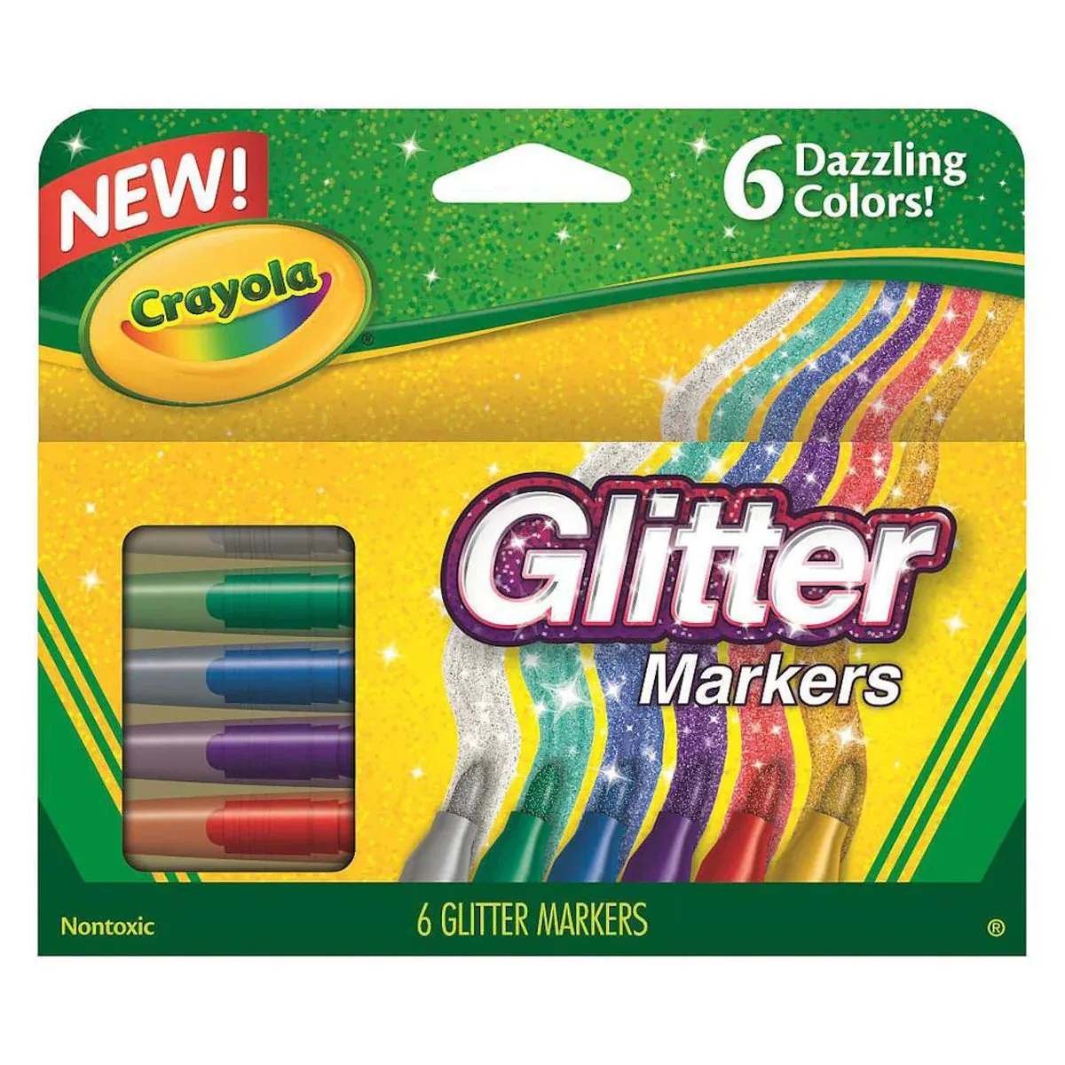 Crayola Glitter Markers (6 count)