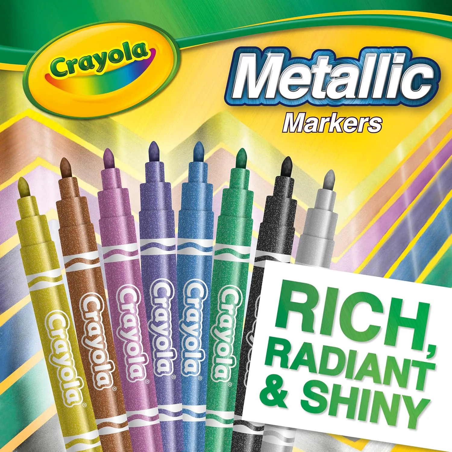 Crayola metallic markers 8 pack