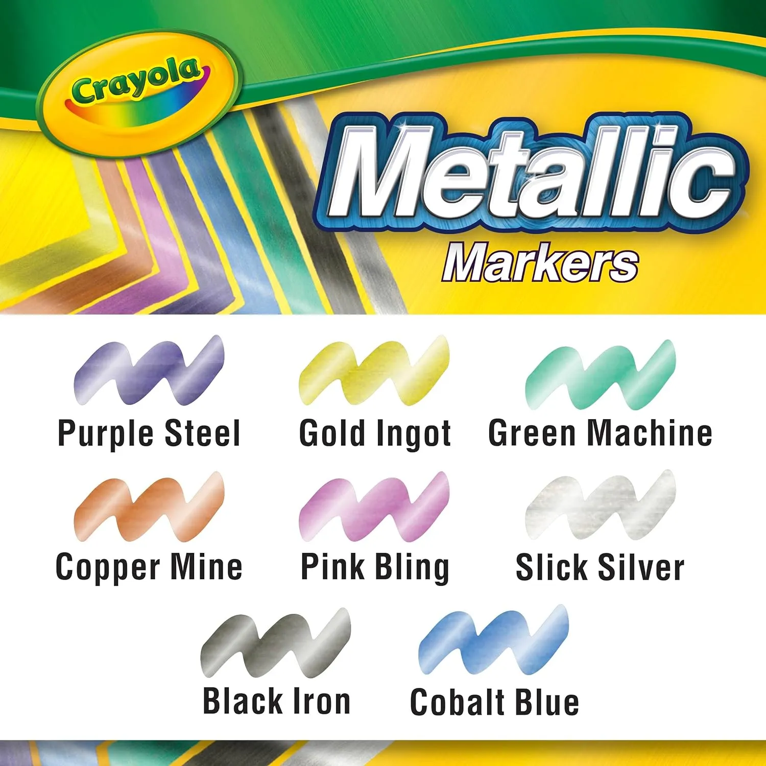 Crayola metallic markers 8 pack