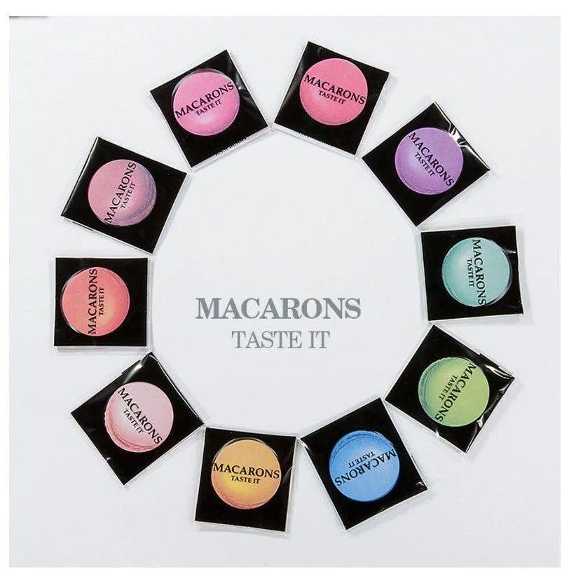 Creative Spoof Realistic Simulation French Colorful Macaron Dessert Sticky Notes NP-H7TAF-031