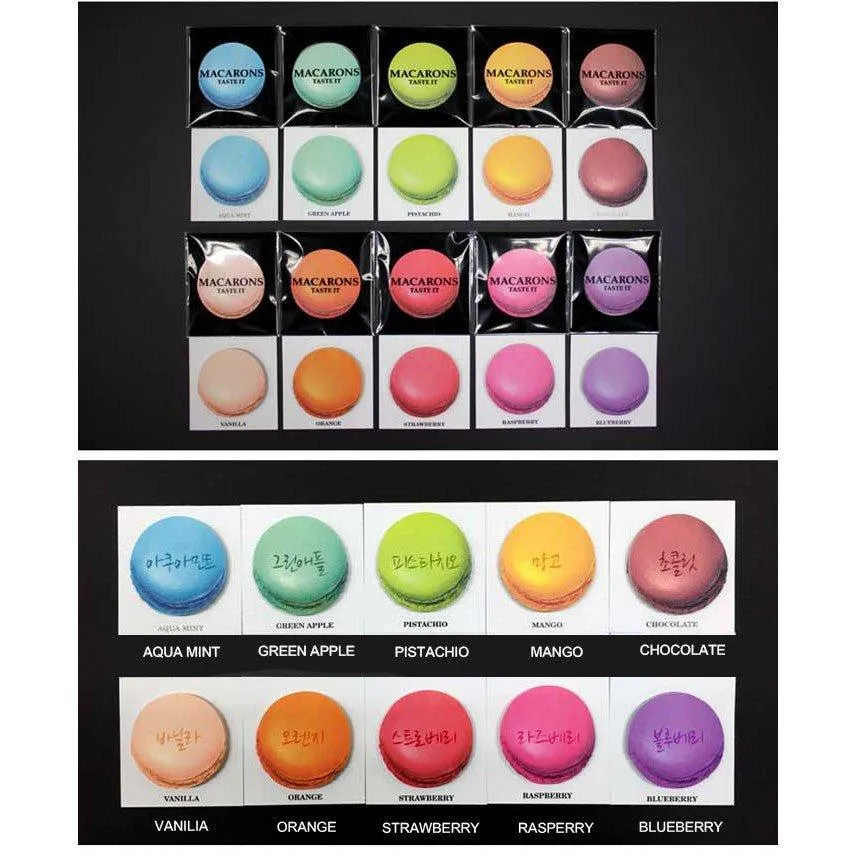 Creative Spoof Realistic Simulation French Colorful Macaron Dessert Sticky Notes NP-H7TAF-031