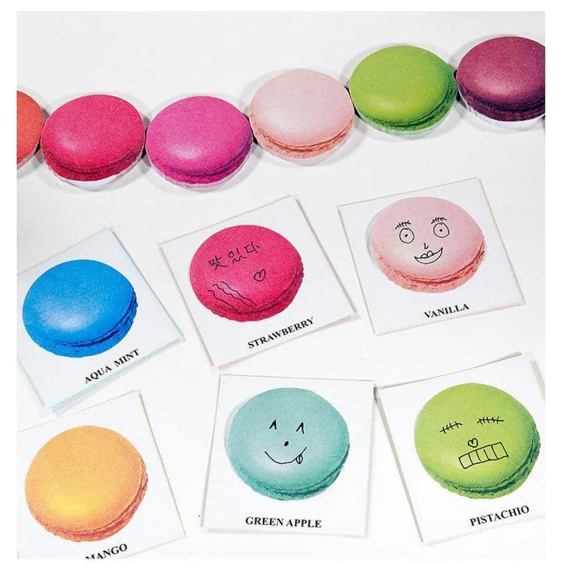 Creative Spoof Realistic Simulation French Colorful Macaron Dessert Sticky Notes NP-H7TAF-031