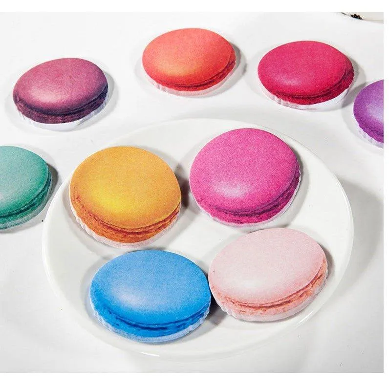 Creative Spoof Realistic Simulation French Colorful Macaron Dessert Sticky Notes NP-H7TAF-031