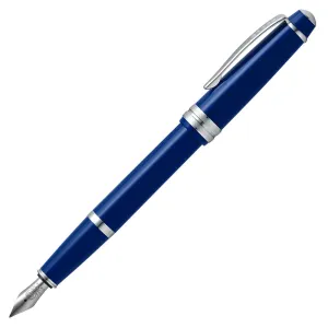 Cross Bailey Light Polished Blue Resin Fountain Pen - Medium