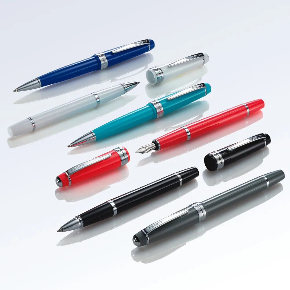 Cross Bailey Light Polished Blue Resin Fountain Pen - Medium