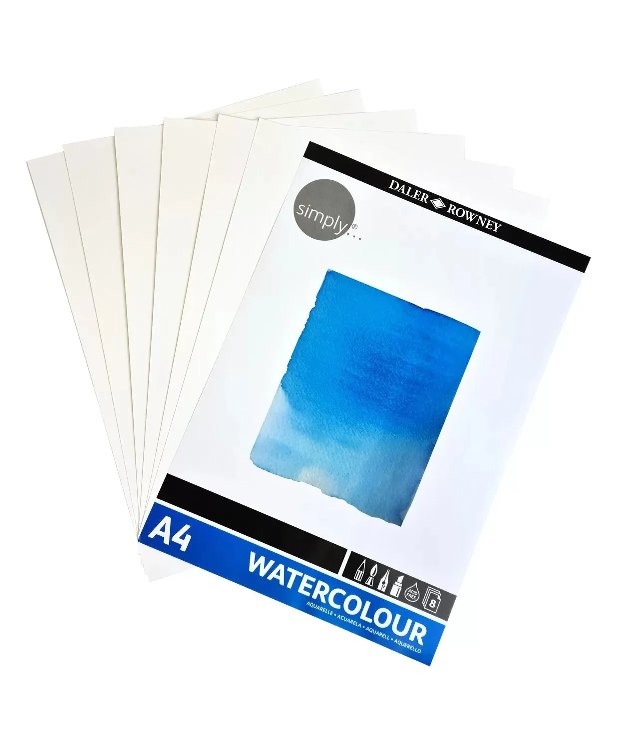 Daler-Rowney Simply Watercolor Painting Set Of 25 Piece