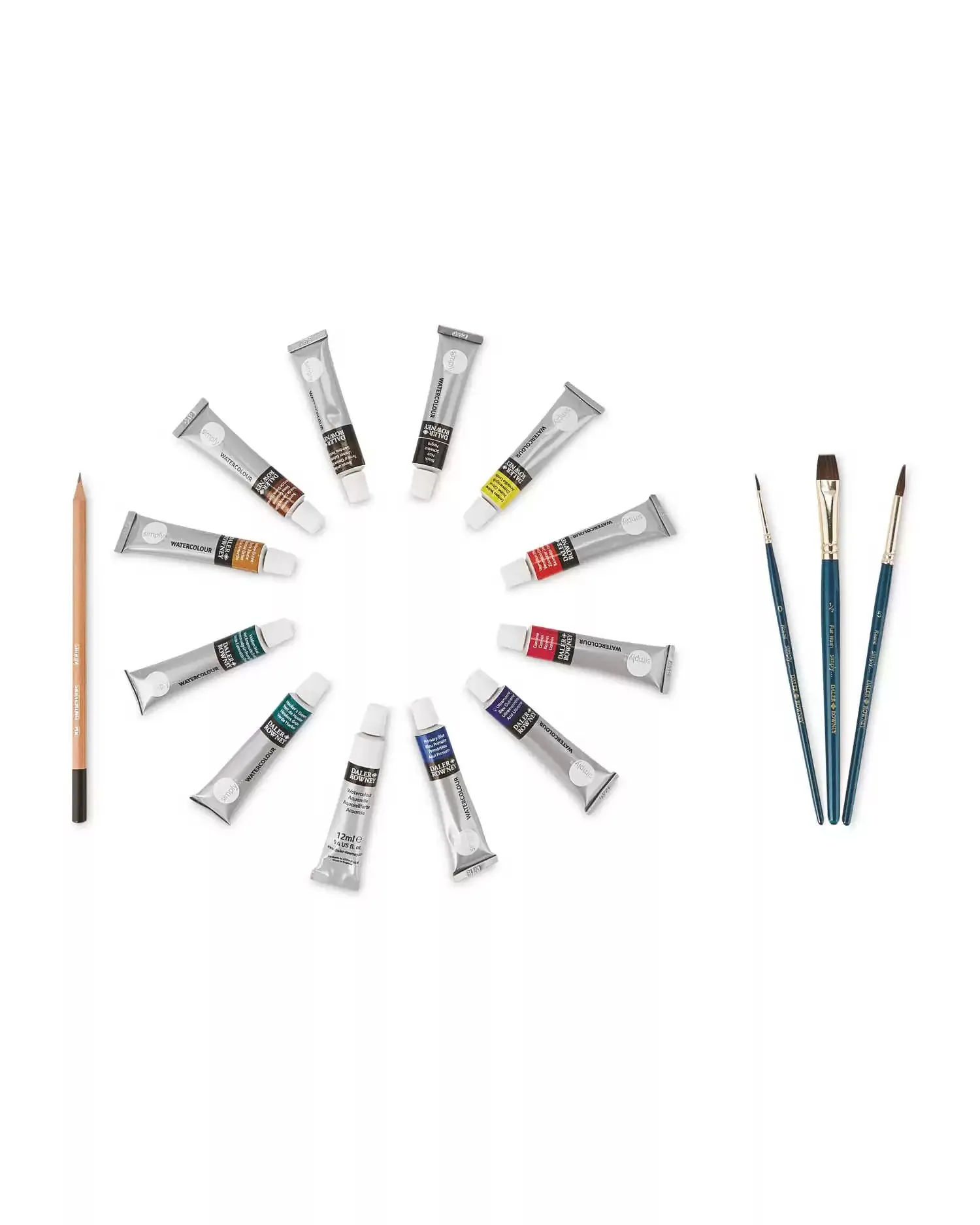 Daler-Rowney Simply Watercolor Painting Set Of 25 Piece