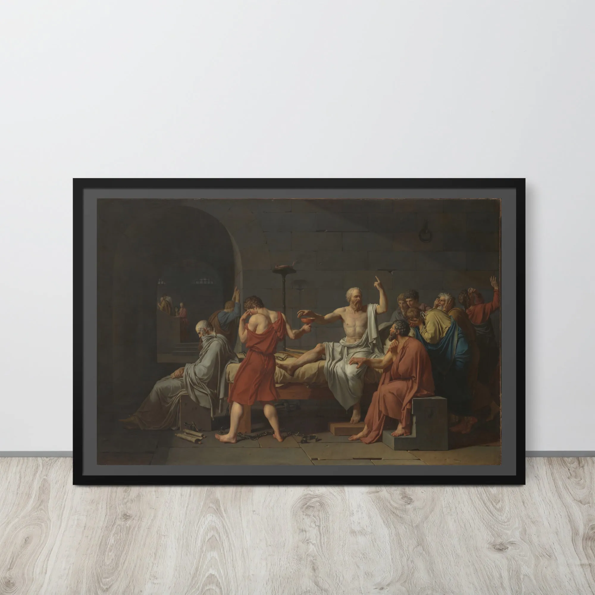 Death of Socrates Framed Print