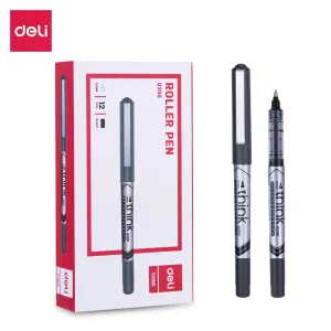 Deli Roller Pen 0.5mm Black