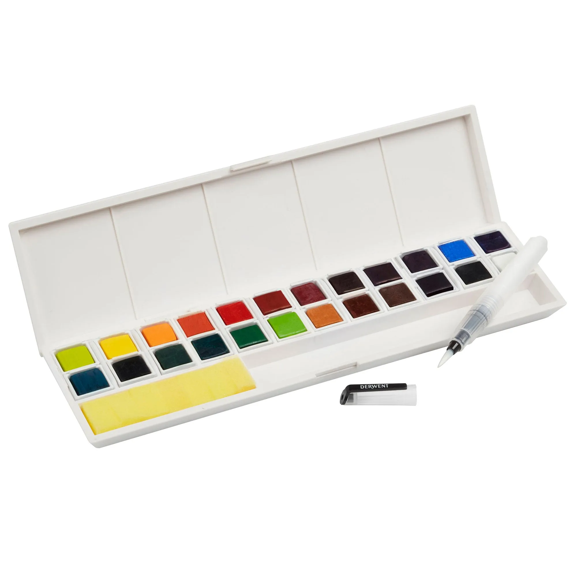 Derwent Inktense Paint Pan Studio Set - 24 Watercolour Paints
