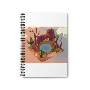 Desert Spiral Notebook - Ruled Line