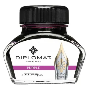 Diplomat Ink Bottle - Octopus Very Smooth for Fountain Pen, Purple, 30ml | D41001011