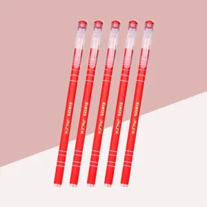 Elkos Alfa Df Ball Pen – Red ( Pack of 5 )