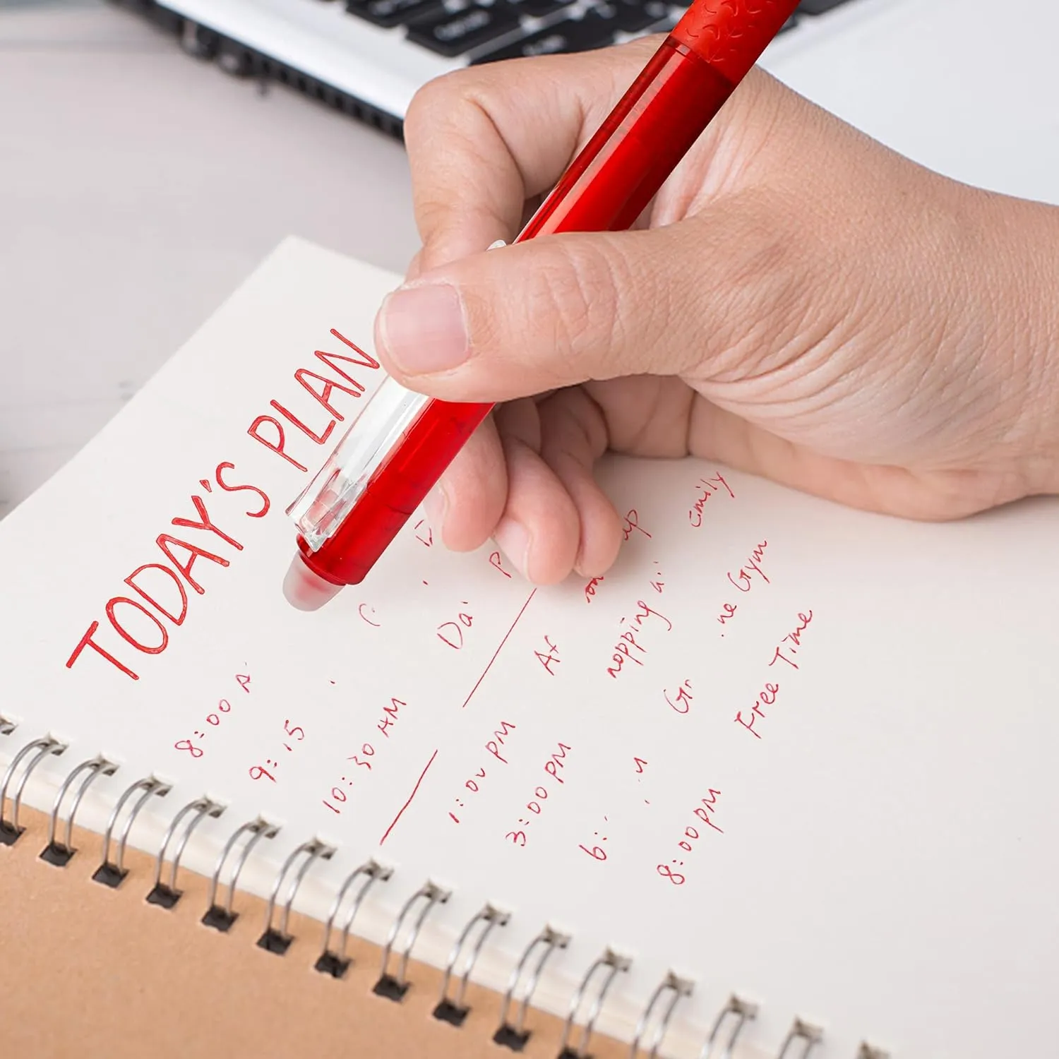 Erasable Gel Pens - Set of 15 Red