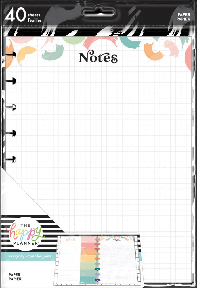 Everyday Colorful Notes Classic Filler Paper - 40 Sheets