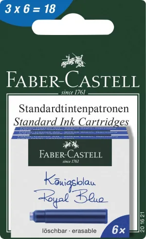 FABER-CASTELL Ink Cartridge Royal Blue