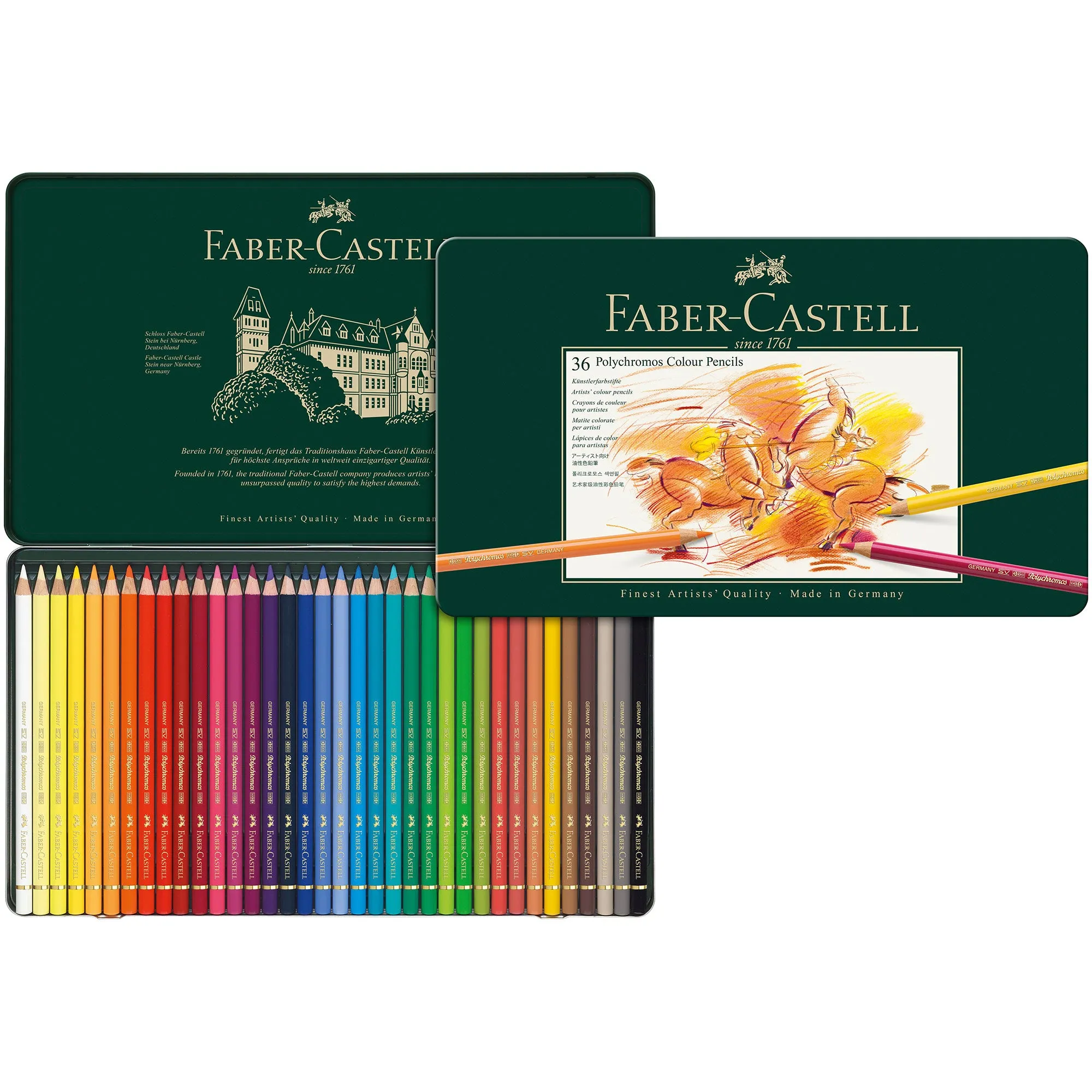 Faber-Castell Polychromos Artists Pencil - Set of 36