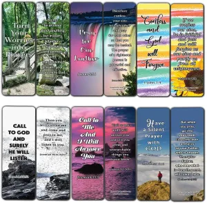 Favorite Prayer Bible Promises Bookmarks (30-Pack) - Handy Christian Daily Reminder