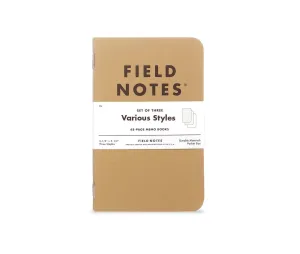 Field Notes Journals (3-Pack)