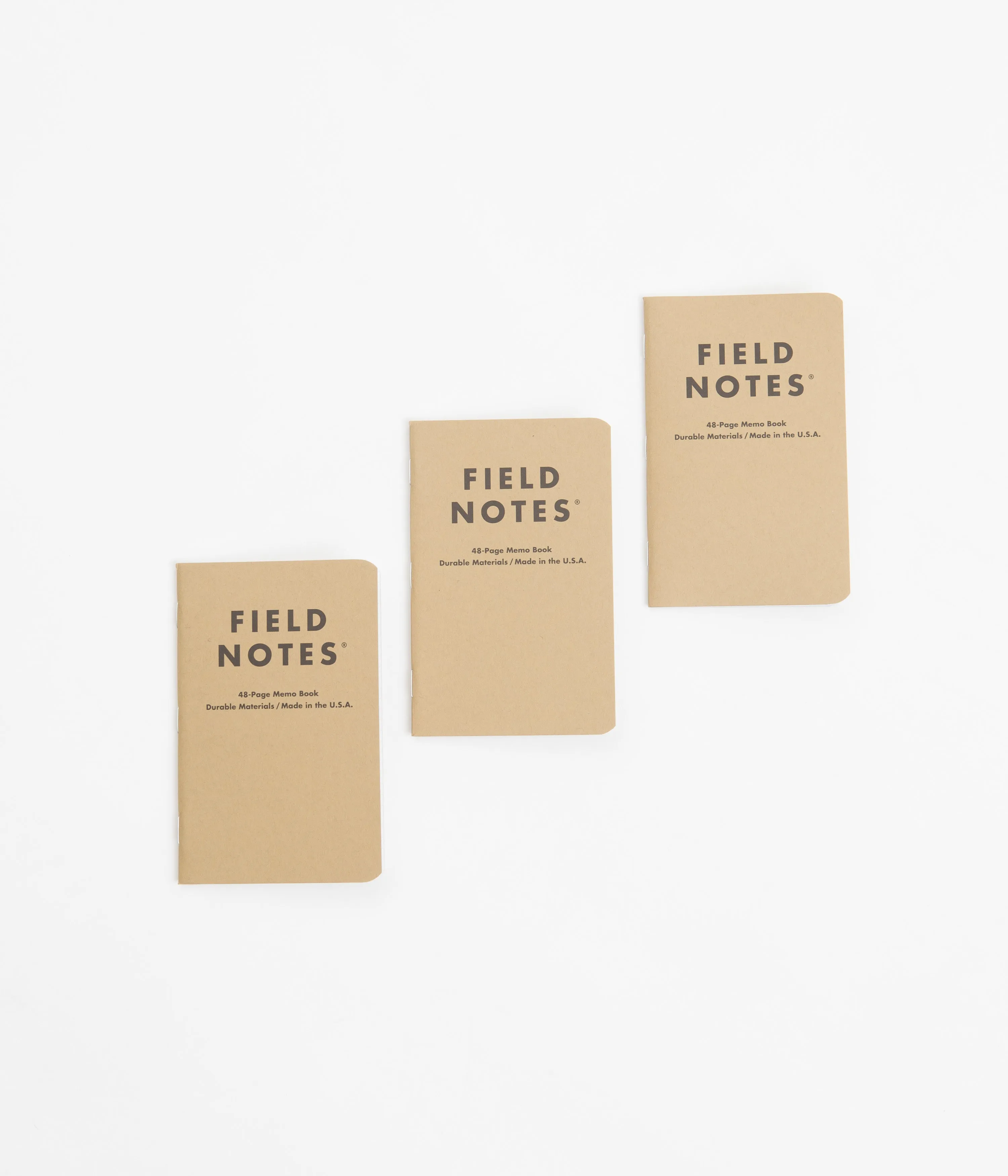 Field Notes Original Kraft Notebooks (3 Pack) - Graph Paper