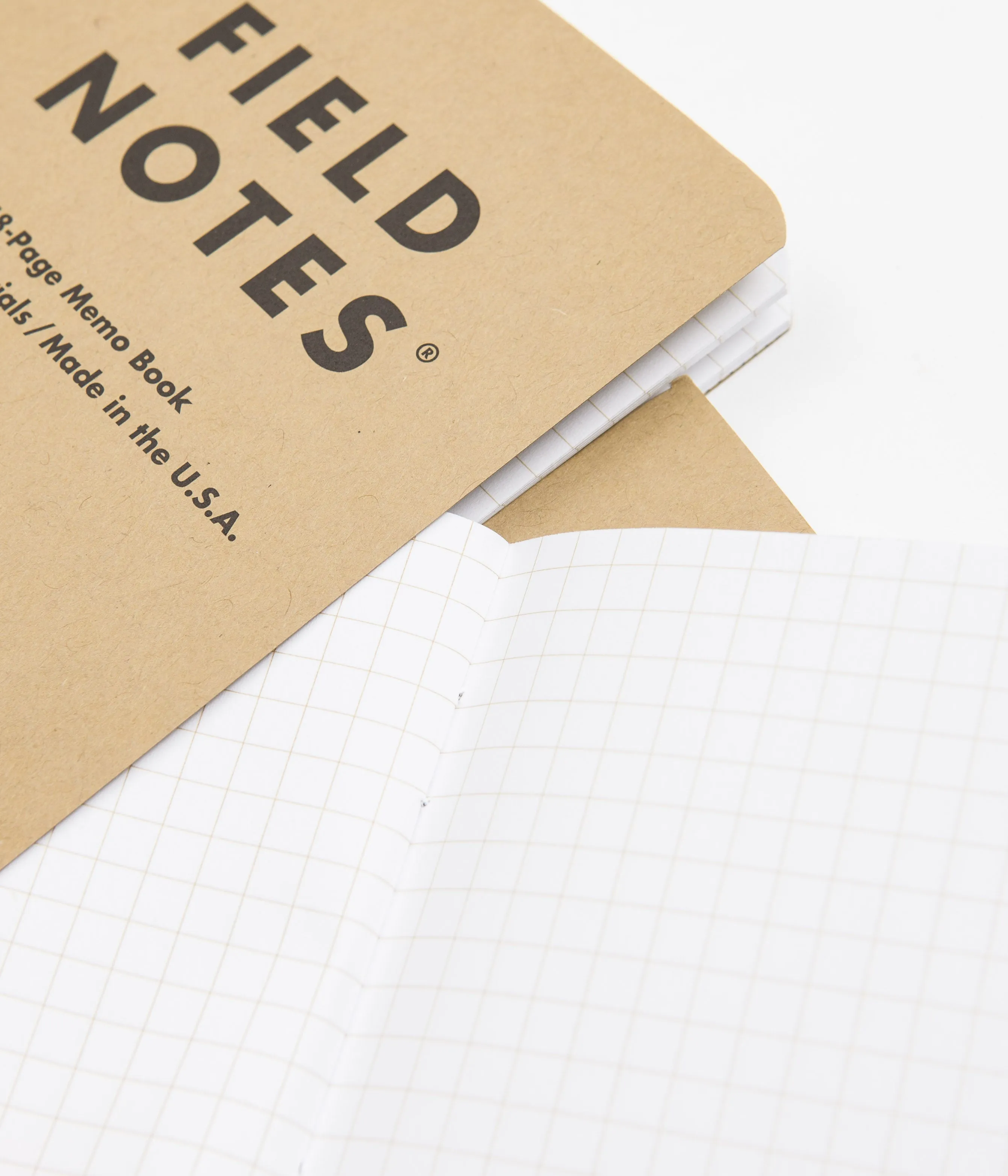 Field Notes Original Kraft Notebooks (3 Pack) - Graph Paper