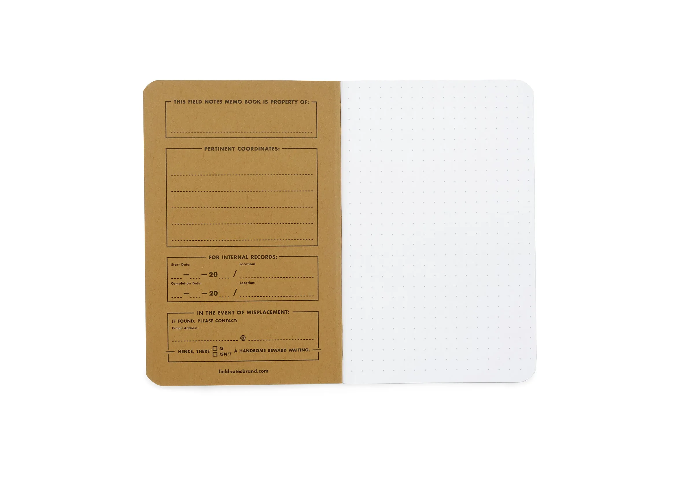 Field Notes Pitch Black Notebook - Dotted