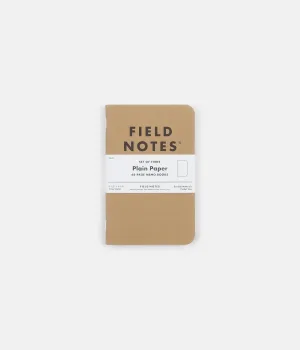 Field Notes Plain Notebooks