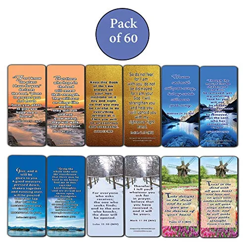 God's Promises Bible Verses Bookmarks (60-Pack)