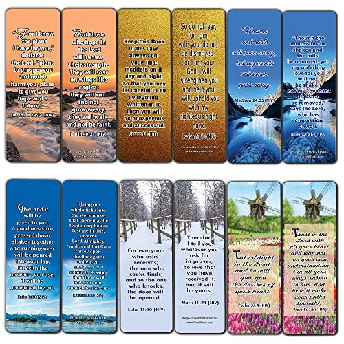 God's Promises Bible Verses Bookmarks (60-Pack)