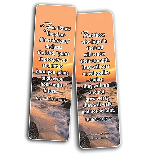 God's Promises Bible Verses Bookmarks (60-Pack)