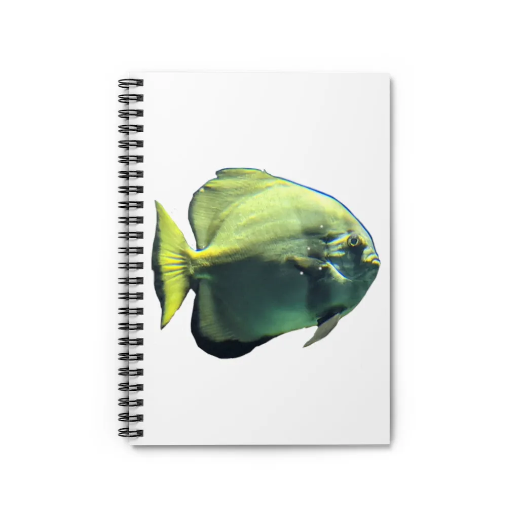 Green Fish Spiral Notebook - Ruled Line