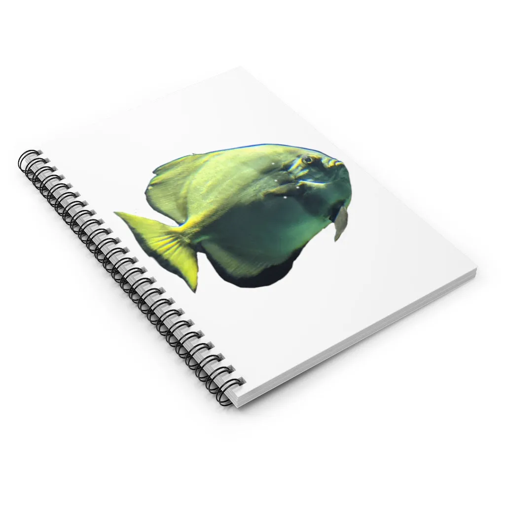 Green Fish Spiral Notebook - Ruled Line