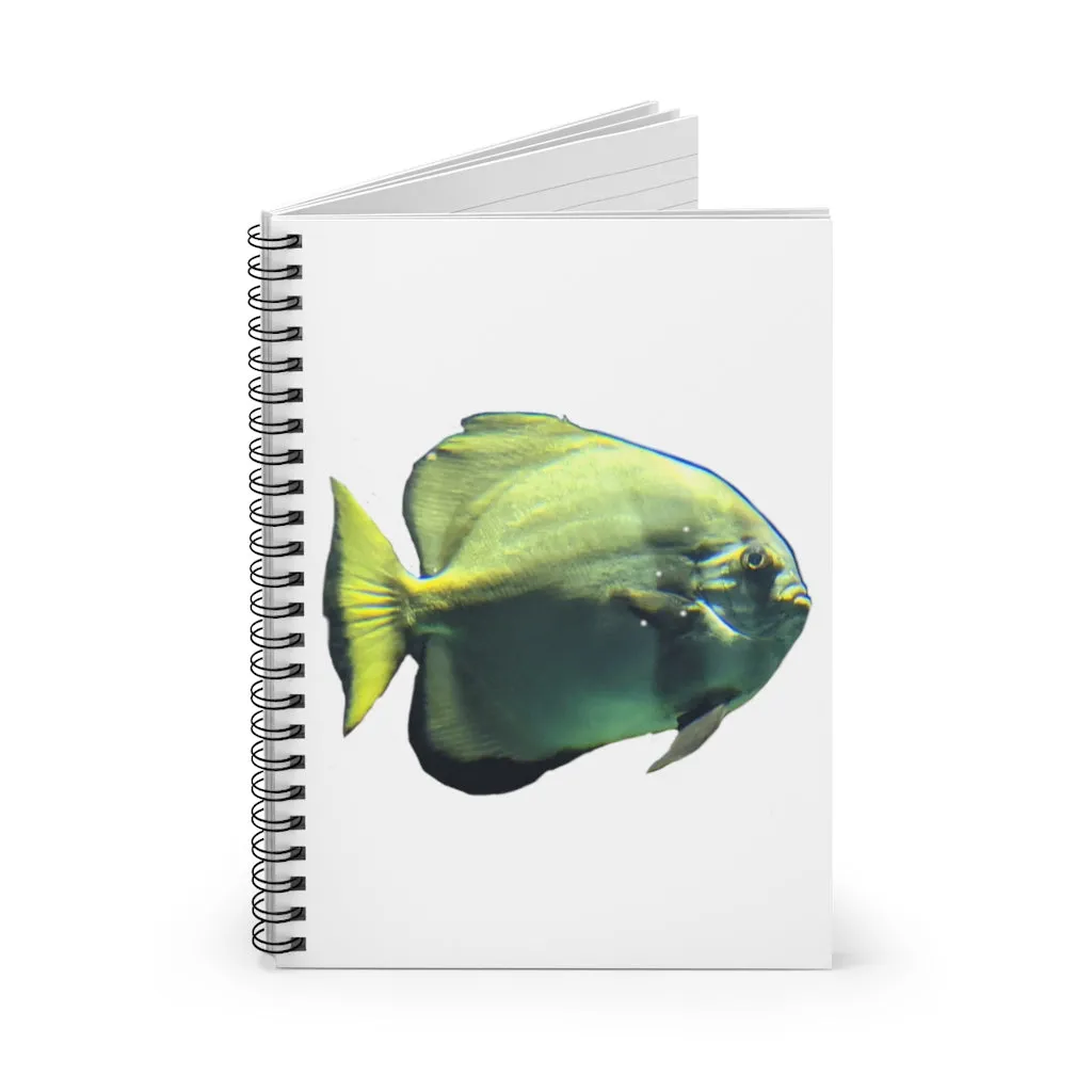 Green Fish Spiral Notebook - Ruled Line