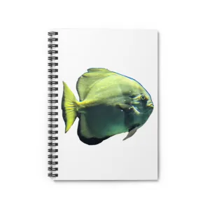 Green Fish Spiral Notebook - Ruled Line