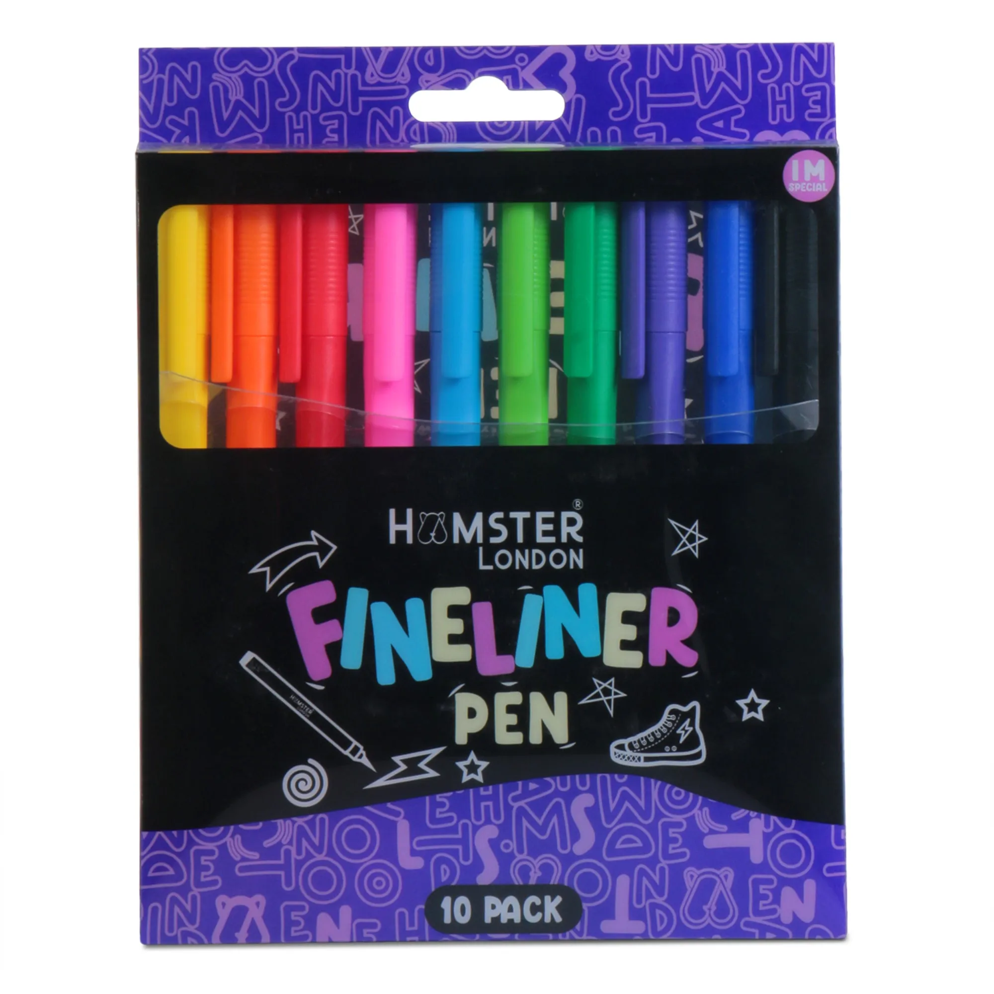 Hamster London Gift Hamper  Stationery Set Mix Unicorn   Fineliner   Scented Markers   Gel Pen   Crayon   Pouches   Key Chain